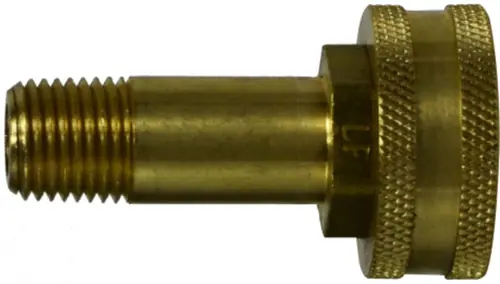 AMC 707420-1206 Swivel Adapter, 3/4 in FGH x 3/8 in MIP, Brass Luxury