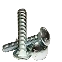 Today Only 5/8"-11 x 3 1/2" Carriage Bolts, Grade 5, Zinc Cr+3, Full Thread, Coarse (UNC), Qty 25