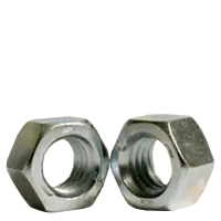 Buy Today 1/2"-20 Hex Nuts, Grade 5, Zinc Cr+3, Fine (UNF), Medium Carbon Steel, Qty 50