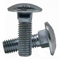 Price Drop M6-1.00 x 50 mm Carriage Bolts, Metric Class 4.6, Zinc Cr+3, Partial Thread, Coarse (UNC), DIN 603, Qty 60