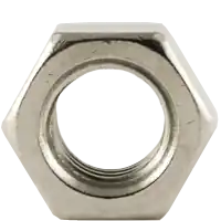 M6-1.00 Hex Nuts, A2-70 Stainless Steel, Coarse (UNC), DIN 934, Qty 100 Clearance