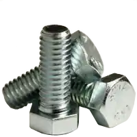 1/2"-13 x 10" Hex Bolts, Grade A, A307, Zinc Cr+3, Partial Thread (6" Thread), Coarse (UNC), Qty 5 Limited Offer