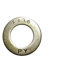 Special Offer 1" x 2" Structural Flat Washers, F436, Plain Finish, Medium Carbon Steel, Qty 50