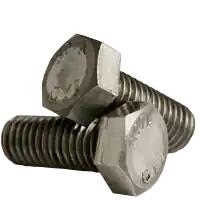 1/4"-20 x 3/4" Hex Bolts, Plain Finish, Grade A, Full Thread, Coarse (UNC), Low Carbon, A307, Qty 100 Genuine