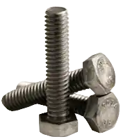 Must Have 3/4"-10 x 3" Hex Tap Bolts, Grade A, Full Thread, Plain Finish, Coarse (UNC), Low Carbon Steel, A307, Qty 10