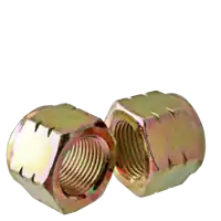 5/8"-11 Nylon Insert Lock Nuts, Grade C (N8), Zinc-Yellow Cr+6, Qty 50 Affordable