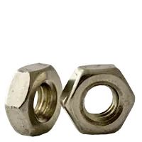 High Quality 12-24 Machine Screw Hex Nuts, 18-8 Stainless Steel A2, Coarse (UNC), Qty 100