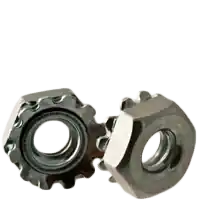 Budget 3/8"-16 External Tooth K-Lock Hex Lock Nut, Zinc Cr+3, Qty 100
