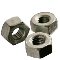Professional Grade 3/8"-16 Heavy Hex Nuts, Grade A, A563, Hot-Dipped Galvanized HDG, Coarse (UNC), Qty 100