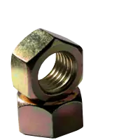 5/16"-24 Hex Nuts, Zinc-Yellow Cr+6, Fine (UNF), Low Carbon Steel, Qty 100 Top Pick