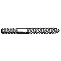 3/16"-24 x 2 1/2" Hanger Bolts, Zinc Cr+3, Qty 100 Don't Miss Out