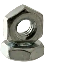 3-56 x 3/16" x 1/16" Hex Machine Screw Nuts, Zinc Cr+3, Low Carbon Steel, Qty 500 Price Cut