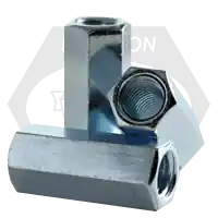 5/16"-18 x W 1/2" x L 1 3/4" Regular Hex Coupling Nuts, Zinc Cr+3, Grade A, A563, Qty 100 Hot Picks