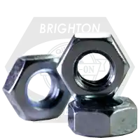 Professional Grade M6-1.00 Hex Nuts, Zinc Cr+3, Class 6, Coarse (UNC), DIN 934, Qty 500