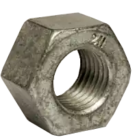 1 1/4"-7 Heavy Hex Nuts, Grade 2H, Hot-Dipped Galvanized HDG HDG & Wax , A194 / SA 194, Made in USA, Qty 1 Hot Deal