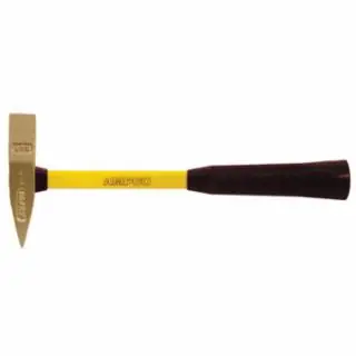 Same Day Shipping Ampco Safety Tools H-62FG 3 Lb. Hammer- Scalingw/Fbg Handle
