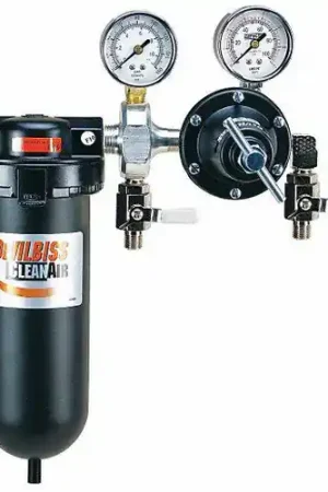 Binks HFRL-508 Cleanair Cent. Filter/Reg Unit 1/2"X1/4" Save Now