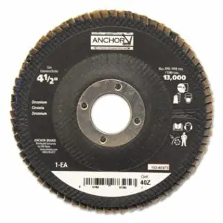 Anchor Brand 102-40373 Anchor Premium 4-1/2" 7/8 40Z Hd Flap Disc Special Discount