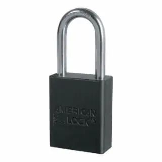 American Lock A1106BLK Black Safety Lock-Out Padlock Aluminum Bo New Arrival