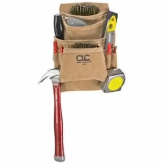 Fresh Stock Clc Custom Leather Craft I923X 10 Pocket Carpenter‘s Nail & Tool Bag