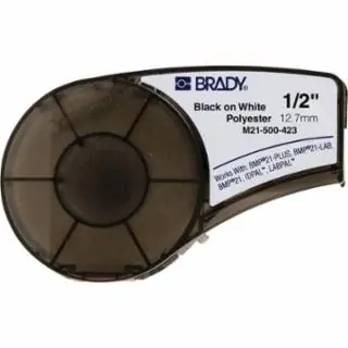 Special Offer Brady 139754 M21-250-423 Cart 0.25"X 21‘ Blk/Wht