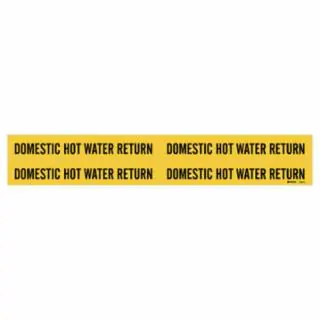 Brady 91986 Card Of Domestic Hot Water Return Self Sticking Order Now