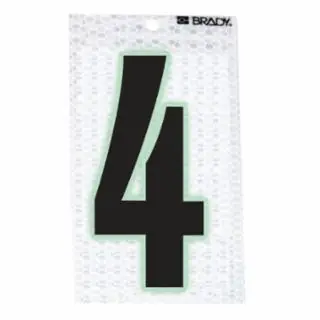 Cheap Brady 3010-4 Brady 3 In Self Adhesivenumber 4 10/Pack