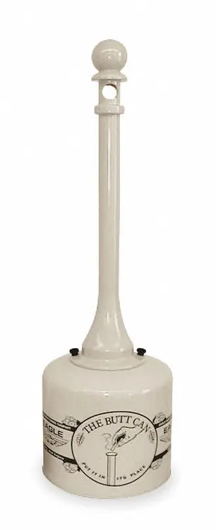 Eagle 1205BEI Galvanized Steel Can W/Poly Tube - Beige Professional Grade