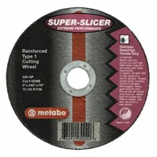 Metabo 655994000 4-1/2" x .045 x 7/8" Type 1Slicer Wheel A60 x p Grit Markdown