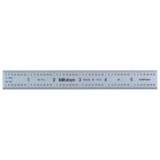 Mitutoyo 182-101 6"(4R) Steel Rule Sale