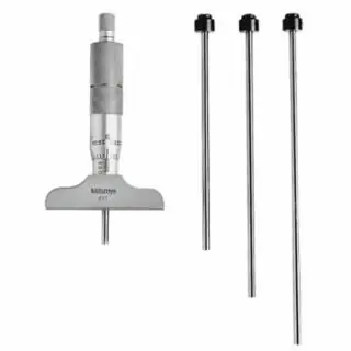 Mitutoyo 129-131 0-4" Depth Micrometer W/4 Rods New Arrival