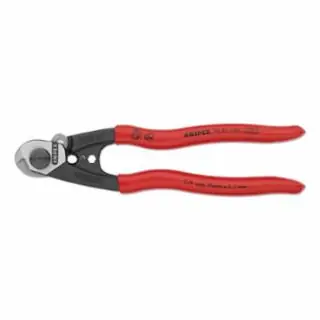High Quality Knipex 95 61 190 Wire Rope Shears, 7 1/2" Nominal Length