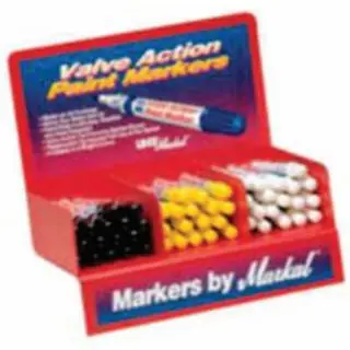 Markal 96811 Yellow Valve Action Paint Marker Display 24/Dsp (1 DSP) Direct From Factory