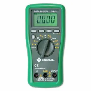 Popular Greenlee DM-45 Digital Multimeter 600 Vac/Dc