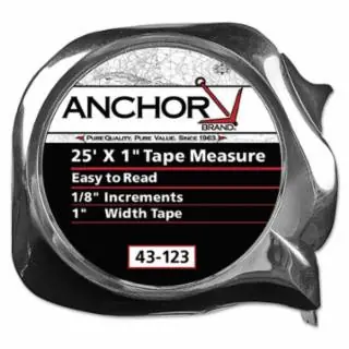 Anchor Brand 103-43-127 25"X1" E-Z Read Tape Measure Neon Yellow Fast Shipping