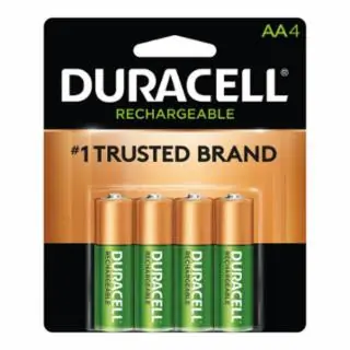Grab Now Duracell DURNLAA4BCD Duracell Rechargeable Aanimh Batteries 4/Pack (1 PK)