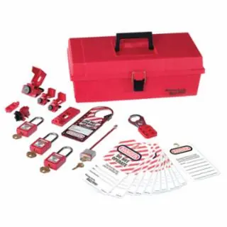 Master Lock 1457E410KA Safety Series Personal Lockout Kits Fast Shipping