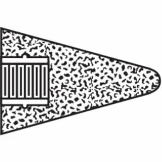 Top Pick Norton 61463615722 2/1/2 x 3 x 5/8-11 Gemini 57A24-R Type 17R Co