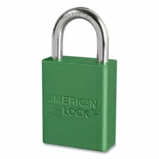 Clearance American Lock A1105KAW6000GRN Green Andzd Al Safety Padlock 1In Shackle Ka