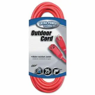 New Release Southwire 2407SW8804 25‘ 14/3 Sjtw-A Red Extcord 125V