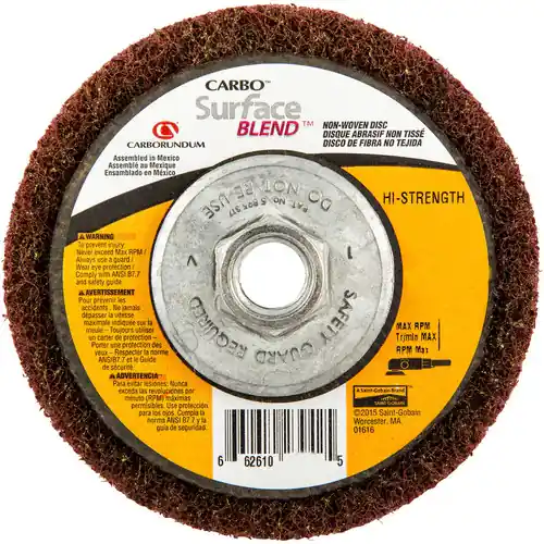 SURFACE FINISH WHEELS -DEP CTR 4-1/2 x 7/8 FINE New Arrival