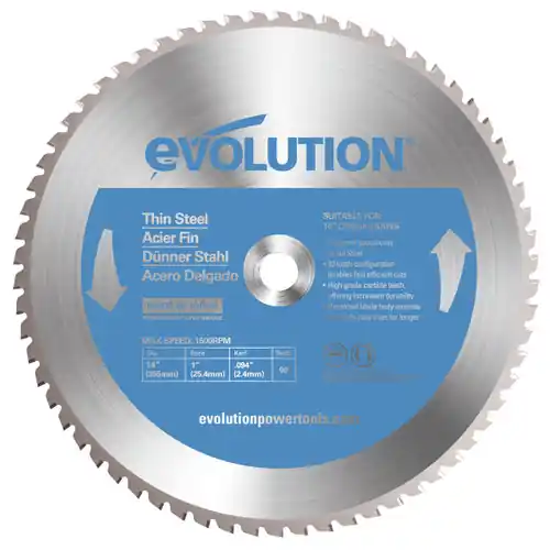 Evolution 14BLADE-TS Sheet Metal Blade 14" Buy Direct