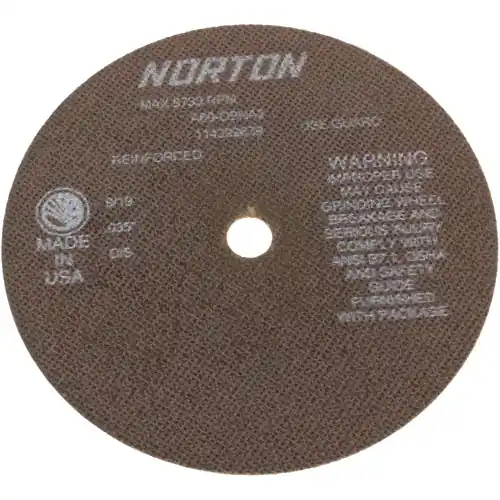 While Supplies Last Norton 66252938787 7 x .035 x 5/8 A60 Obna2D-Side Cut-Off Wheel