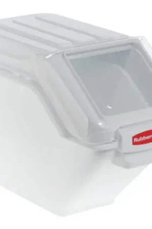 Rubbermaid Commercial FG9G5700WHT 100 Cup Safety Storage Bin High Quality
