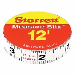 L.S. Starrett 64919 Sm412Wrl 1/2"X12‘ Measur Affordable