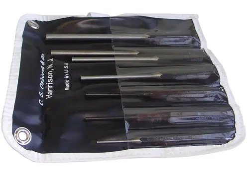 C.S. Osborne K-356 7Pc Roll Pin Punch Set (1 SET) Affordable