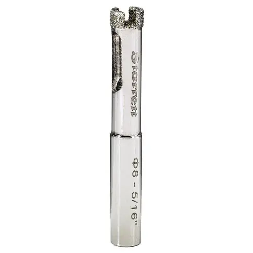 L.S. Starrett D0008 Hi Perform Dia Tile Drill 5/16" - 8 mm Diameter Hassle-Free Returns