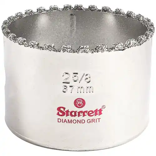 Fan Favorite L.S. Starrett KD0258-N Diamond Grit Hole Saw 2-5/8" - 67 mm Diameter