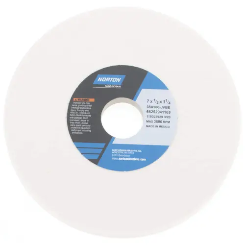 Direct From Factory Norton 66252941165 7 x 1/2 x 1-1/4 Grinding Wheel Type 01 38A100-J8Vb