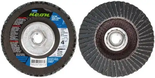 Norton 66623399174 4-1/2 x 1/4 x 5/8-11" Neon R766 Flap Disc Type 2 While Supplies Last